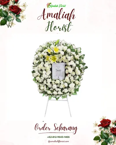 Krans Bunga Duka Cita di Pujon Kidul