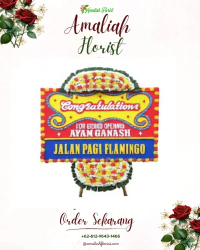 Bunga Papan Congratulation di Pujon Kidul